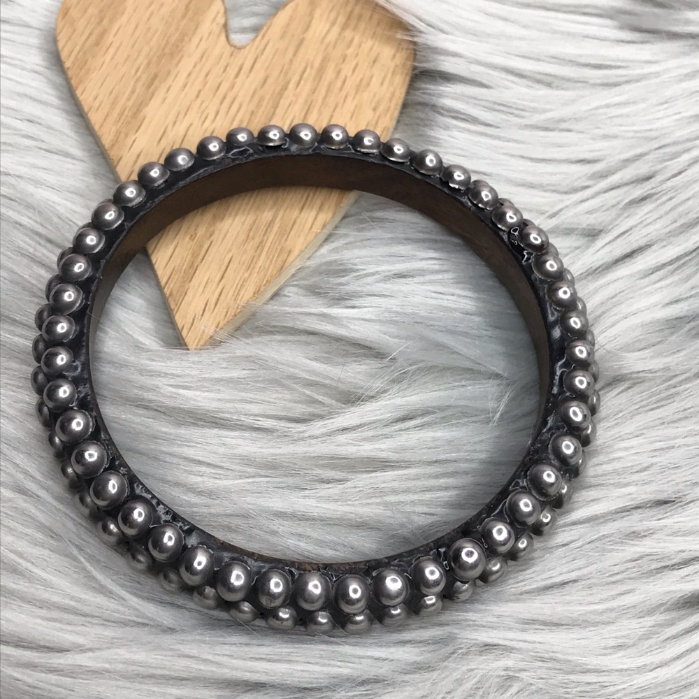 🎀 Wood and Metal Bracelet